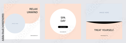 Spa Wellness Relaxation and Beauty Care Design Template