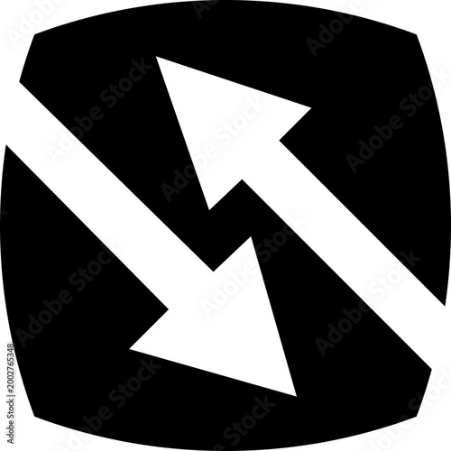 the logo consists monogram of the letter S and Arrows. Forward and backward arrows, Abstract, outline and elegant.
