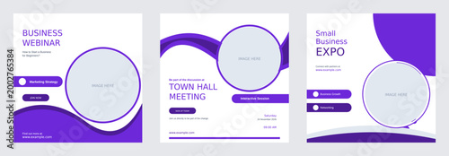 Corporate Business Webinar and Online Seminar Design