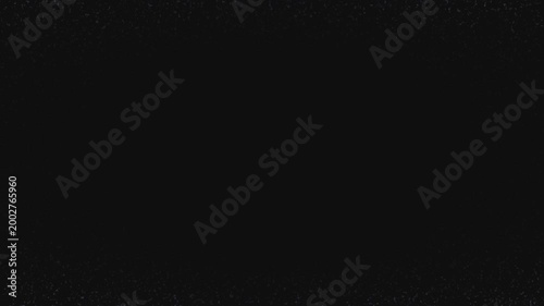 Minimal dark film texture with subtle horizontal static lines and slight noise at the top and bottom for video editing