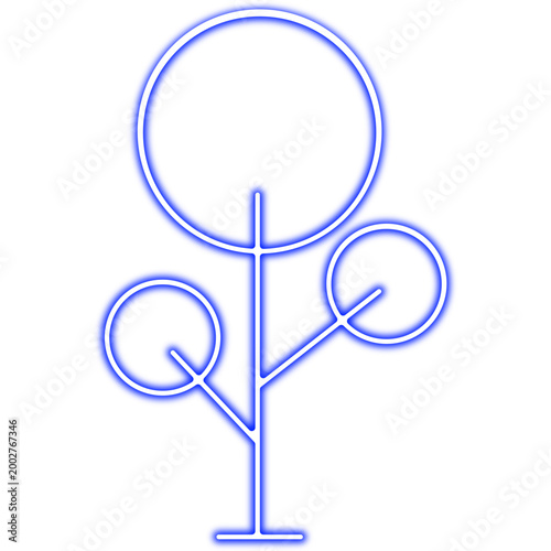 Neon Tree Icon
