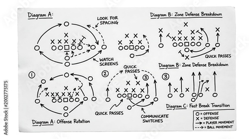 Football Play Diagram Strategy and Tactics Overview.