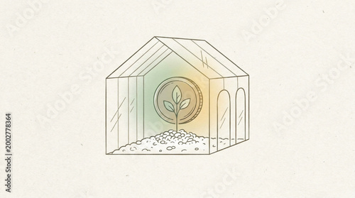 Green finance and sustainable investment concept