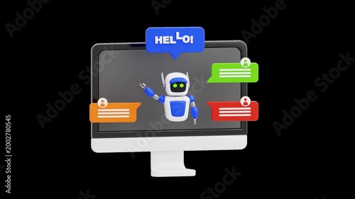 3D Customer Service Automation with AI Chatbots | Alpha Channel