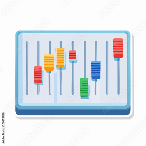 Audio Mixer Faders Icon