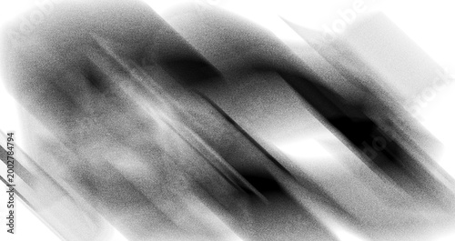 Tableau sur toile Abstract black and white movement background with dynamic diagonal blurring and