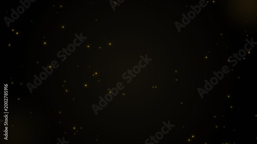 Silent Night Sky Filled With Distant Stars.