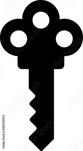Keys icon key, lock, unlock, security, access, house, door, property symbols, vintage and modern key shapes in flat and line style black vector illustration isolated