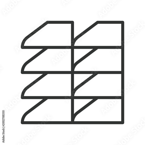 Diamond grid with central square nodes seamless pattern in minimal line design, geometric, abstract, symmetry repeating vector