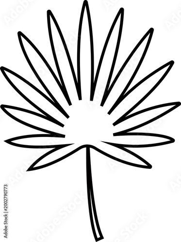 Leaf silhouettes icon foliage leaves nature botanical plant shapes vector pack, flat and line style black icons, eco greenery elements bundle isolated design