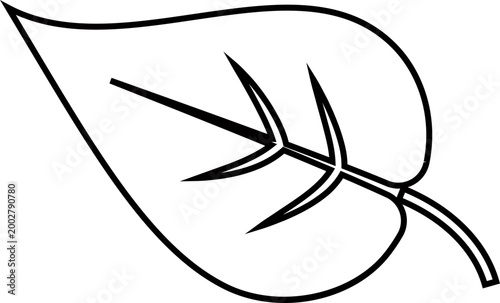 Leaf silhouettes icon foliage leaves nature botanical plant shapes vector pack, flat and line style black icons, eco greenery elements bundle isolated design