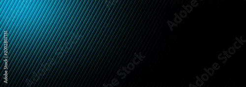 Canvas-taulu Abstract background with undulating parallel lines and a fading blue gradient in