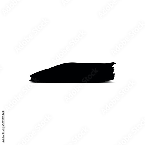 Fotografía Hyper car silhouette icon vector illustration.