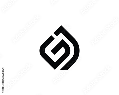 GJ Logo Design. GJ