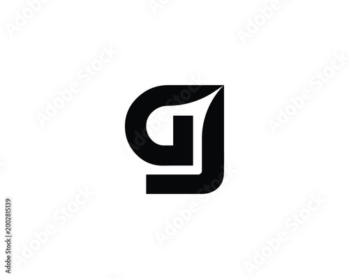 GJ Logo Design. GJ