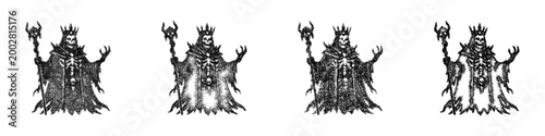Sketch lich icon design set