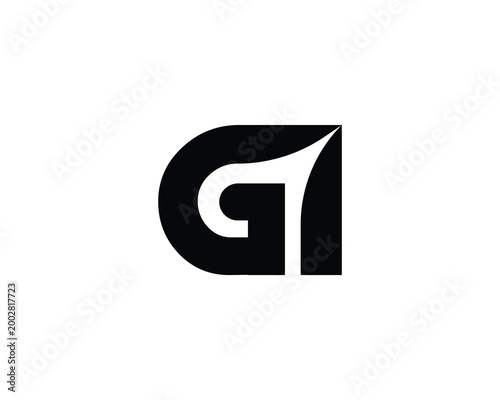 GI Logo Design. GI