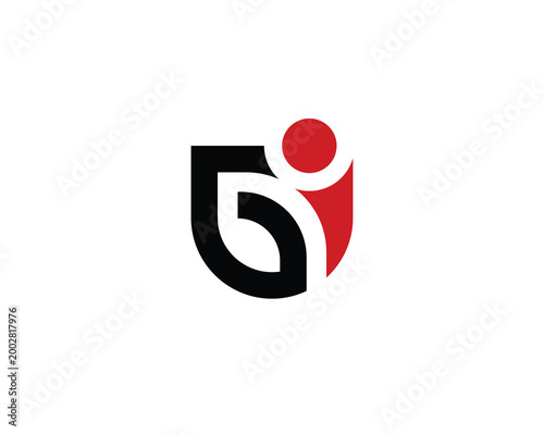GI Logo Design. GI