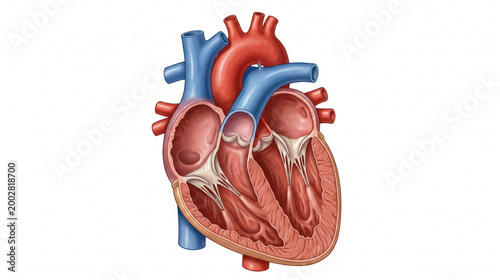 Heart Cross Section Chambers Diagram