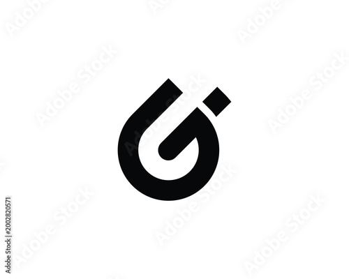 GI Logo Design. GI