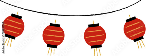 Traditional Chinese Lanterns String