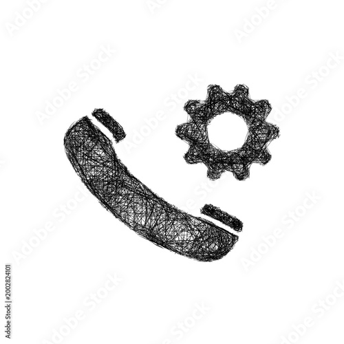 Sketch calltings icon design