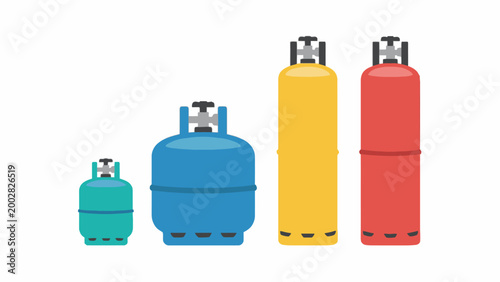 Orange Drum Kit Set Isolated on White Background Illustration