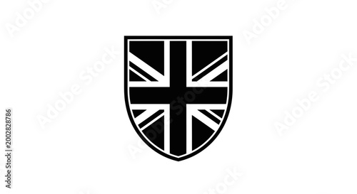 United Kingdom Shield Logo Emblem.