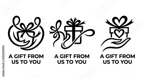 Elegant Gift Box Designs with Bows and Ribbons for Giving.