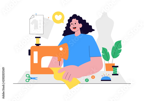 DIY Class Vector Illustration Featuring Craft Workshop Creative Handmade Activities, Pottery, Painting, Sewing, Art Learning, Hobby Studio Design