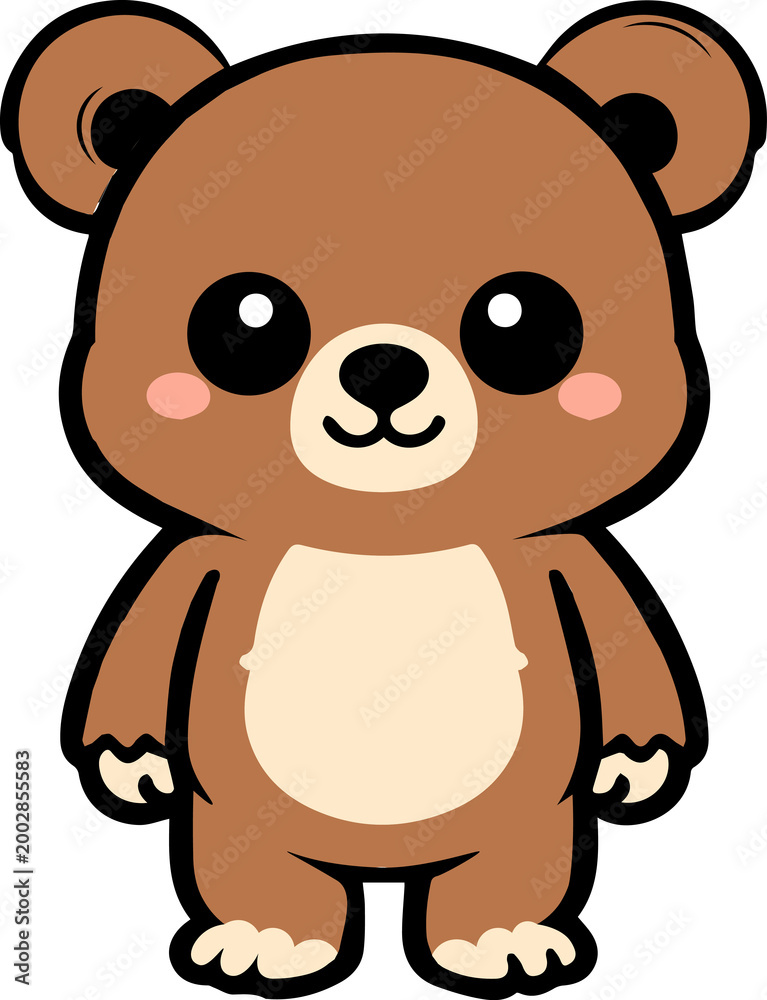 Obraz premium a cute bear illustration can be used for every needs