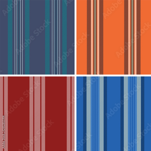Retro inspired striped set for poster design. Nostalgic lines compositions attract attention subtly. Vector scalability supports size changes.