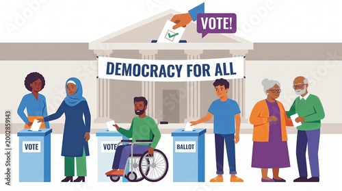 Promoting Democracy for All: Celebrating Voting Rights and Inclusivity in Civic Engagement