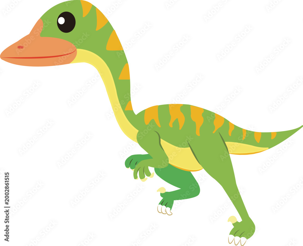 Fototapeta premium cute dinosaur sticker