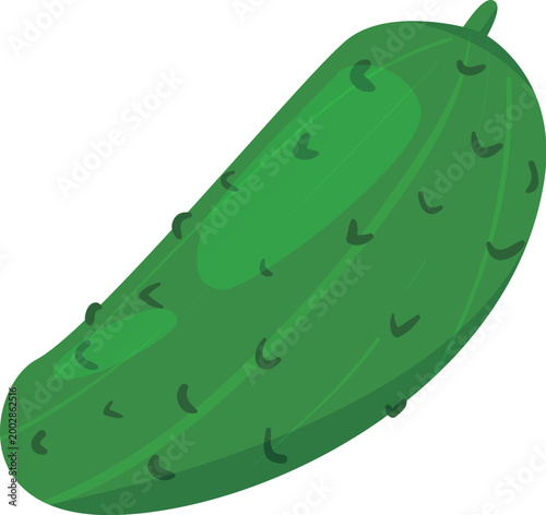 Tableau sur toile cucumber cartoon style
