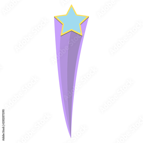 Colorful Shooting Star Illustration