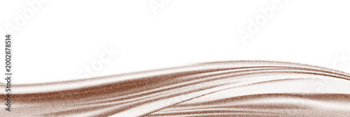 Chocolate coffee powder splash background with cocoa dust particles and rich brown texture.