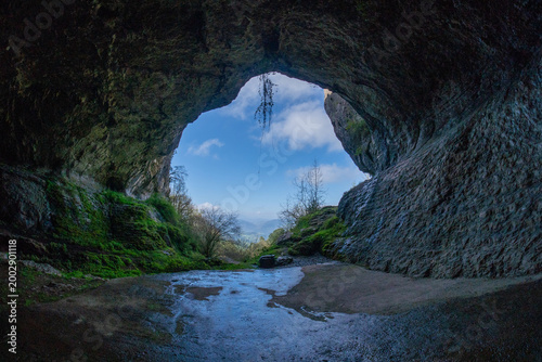 Quadro su tela Cueva de la Magdalena, La Arboleda, Bizkaia, Euskadi