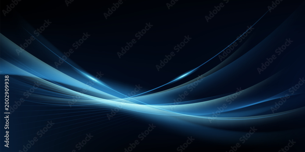 Fototapeta premium Modern abstract line background vector illustration.