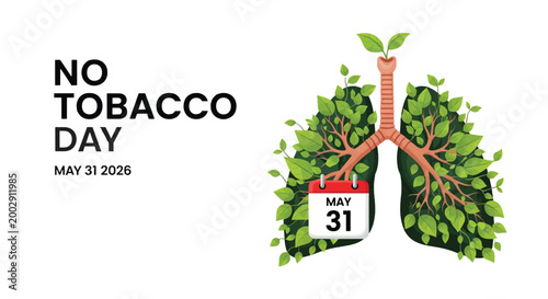 Green Lungs Promoting No Tobacco Day Health Awareness