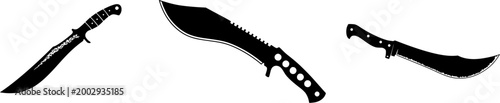 The is a robust, heavy-duty wilderness machete designed for cutting through thick vegetation in rugged environments