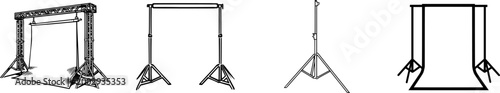 The adjustable photography backdrop stand is a versatile tool for creating professional studio-quality backdrops with ease