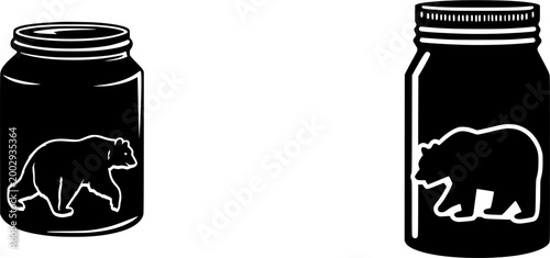 The bear-proof food storage canister ensures secure containment for your supplies in any wilderness setting