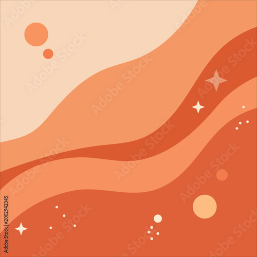 Minimalist abstract wavy gradient Background, soft aesthetic