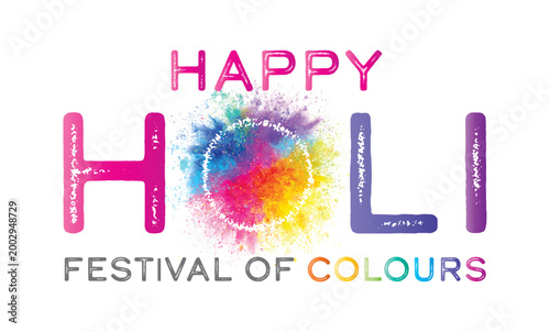 Vibrant Holi Festival Colors Explosion 
