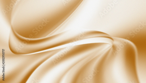 Schilderij op canvas A gold (champagne gold) satin or silk fabric background that has a smooth texture and luxurious sheen