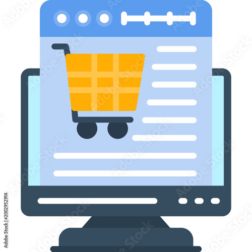 E Commerce Icon Vector Element
