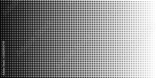 Grunge halftone gradient. Distressed vanishing grit noise background