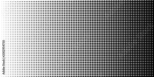 Grunge halftone gradient. Distressed vanishing grit noise background