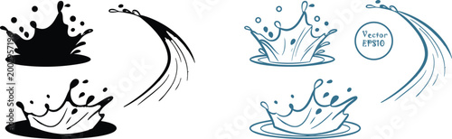 Black and white of a virus and antibodies